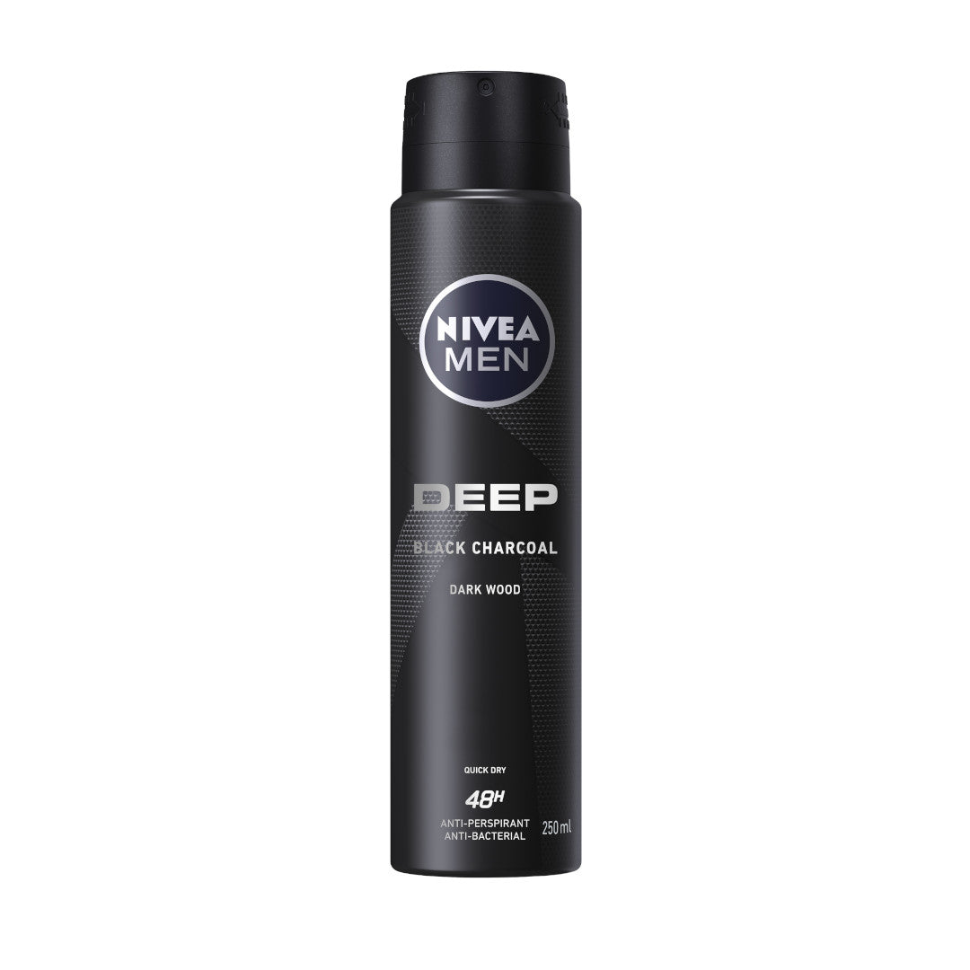 nivea deep dark wood antyperspirant w sprayu 250 ml   