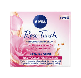 Nivea Rose Touch przeciwzmarszczkowy krem na dzień z olejkiem z płatków róży i wapniem 50ml