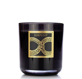 Kringle Candle Black Line Collection świeca z dwoma knotami Serpent 340g