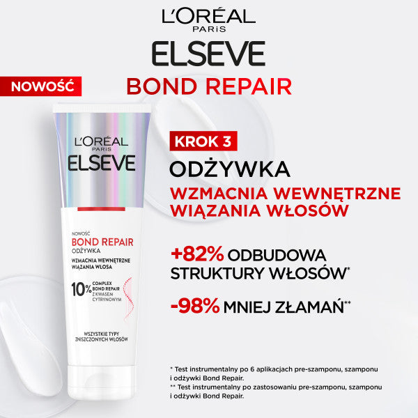 L'Oreal Paris Elseve Bond Repair odżywka wzmacniająca wewnętrzne wiązania włosa 150ml