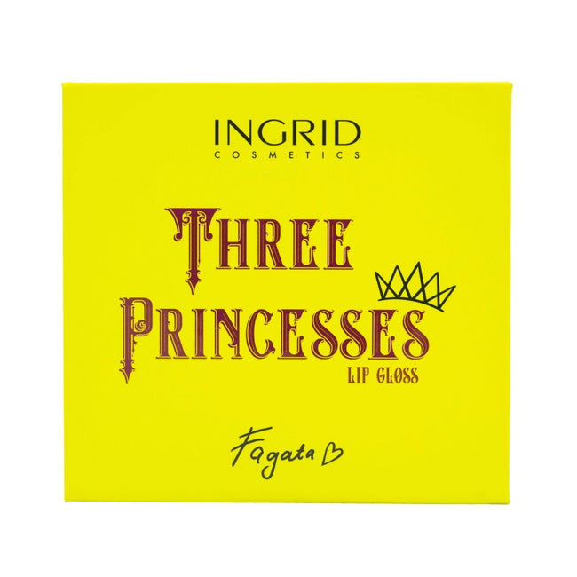 Ingrid Toxic By Fagata zestaw trzech mini błyszczyków Three Princesses 3x4ml
