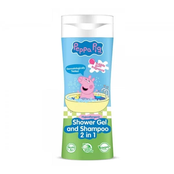 Peppa Pig Żel pod prysznic i szampon 2w1 Guma Balonowa 300ml