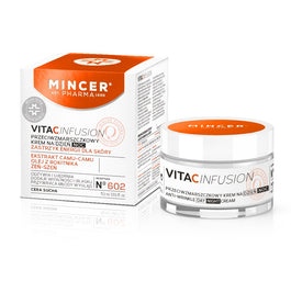 Mincer Pharma Vita C Infusion przeciwzmarszczkowy krem na dzień/noc No.602 50ml