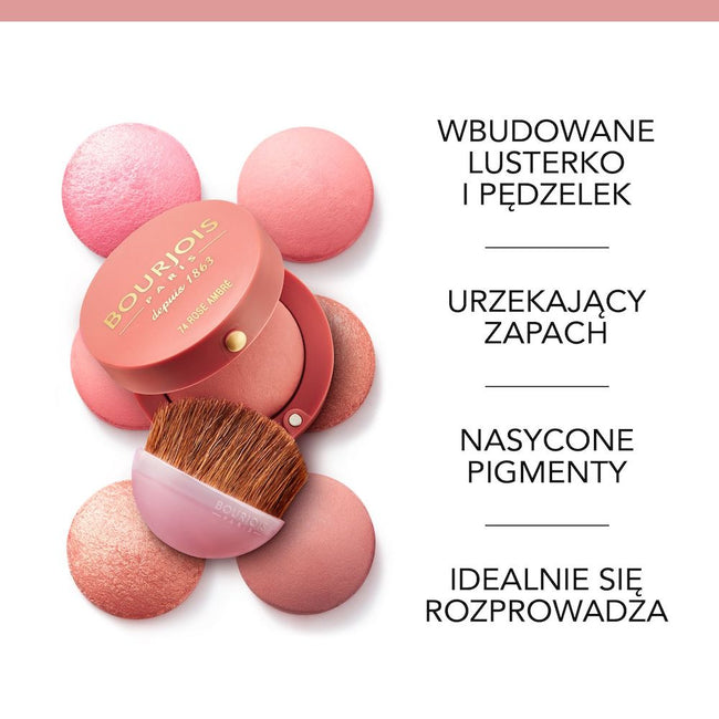 Bourjois Little Round Pot Blush róż do policzków 03 Brun Cuivre 2.5g