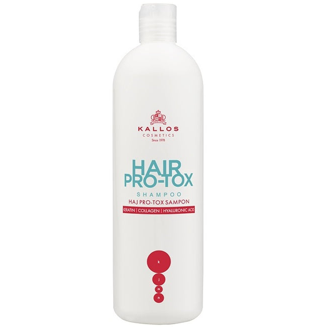 Kallos Hair Pro-Tox Hair Shampoo szampon do włosów z keratyną kolagenem i kwasem hialuronowym 500ml