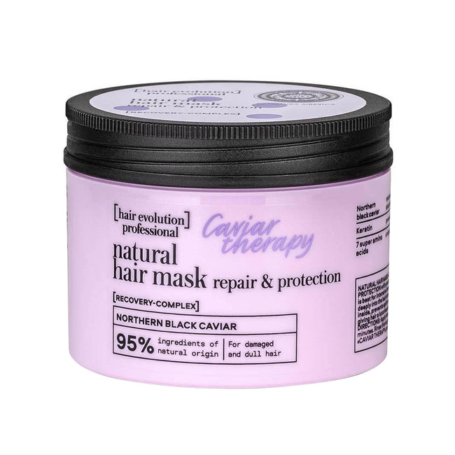 Natura Siberica Hair Evolution Caviar Therapy Natural Hair Mask naturalna maska do włosów zniszczonych i matowych 150ml