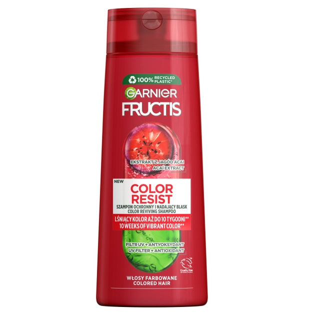 Garnier Fructis Color Resist szampon ochronny i nadający blask do włosów farbowanych 250ml