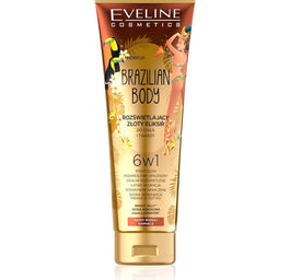 Eveline Cosmetics Brazilian Body rozświetlający złoty eliksir do ciała i twarzy 100ml