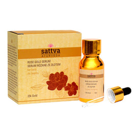 Sattva Rose Gold Serum różane serum ze złotem do twarzy 15ml