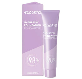 Ecocera Naturstay Foundation naturalny podkład kryjący C3 Creamy 30ml