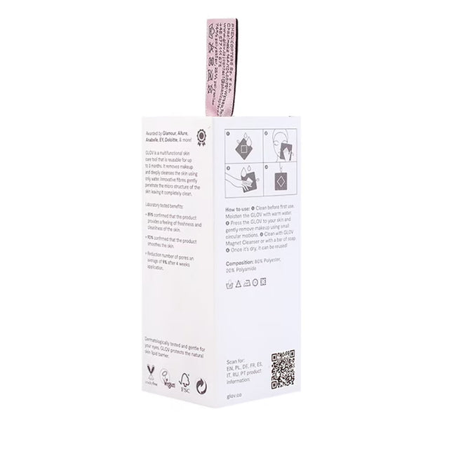 Glov Comfort Make Up Remover rękawica do oczyszczania twarzy i demakijażu Cozy Rosie