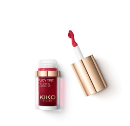 KIKO Milano Juicy Tint Lips & Cheeks Liquid Colour pomadka do ust i róż do policzków 2w1 02 Cherry Touches 5ml