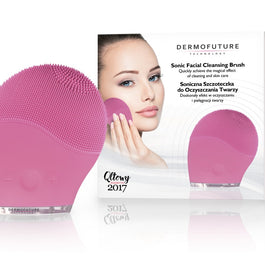 Dermofuture Sonic Facial Cleansing Brush szczoteczka soniczna do oczyszczania twarzy różowa