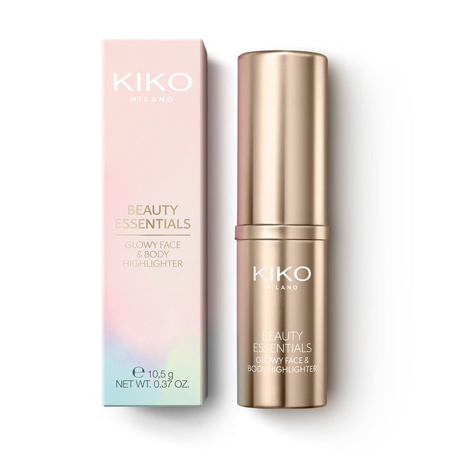 KIKO Milano Beauty Essentials Glowy Face & Body Highlighter rozświetlający sztyft do twarzy i ciała o metalicznym wykończeniu 02 Luminous Attitude 10.5g