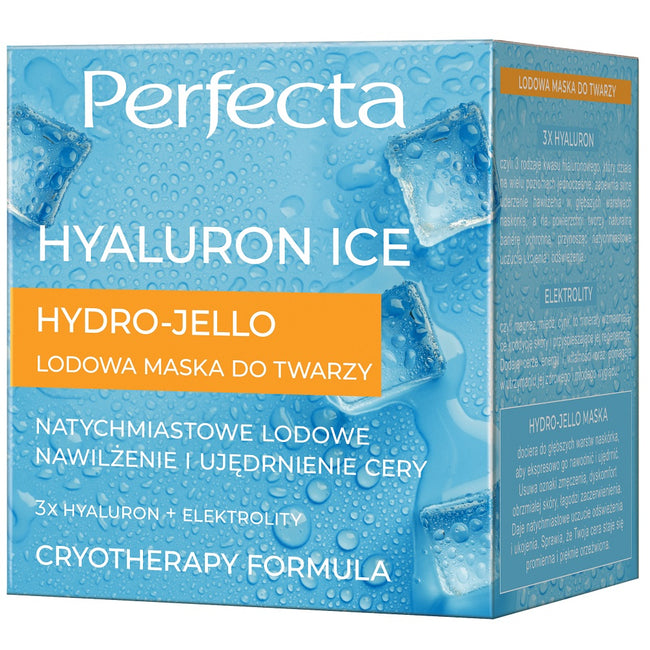 Perfecta Hyaluron Ice Hydro-Jello lodowa maska do twarzy 50ml
