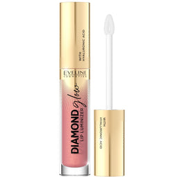 Eveline Cosmetics Diamond Glow Lip Luminizer błyszczyk do ust z kwasem hialuronowym 04 Raspberry Sorbet 4.5ml
