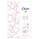 Dove Relaxing Care zestaw żel pod prysznic Renewing 250ml + antyperspirant spray Invisible Care Floral Touch 150ml