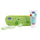 Chicco Always Smiling Set zestaw pasta z fluorem + szczoteczka do zębów + etui 1-5l Zielony
