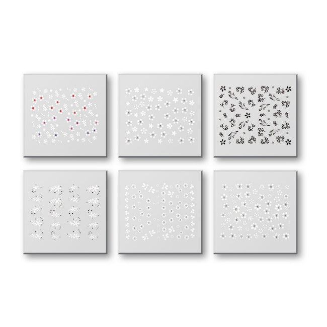 TOP CHOICE Naklejki na paznokcie 42928 6szt