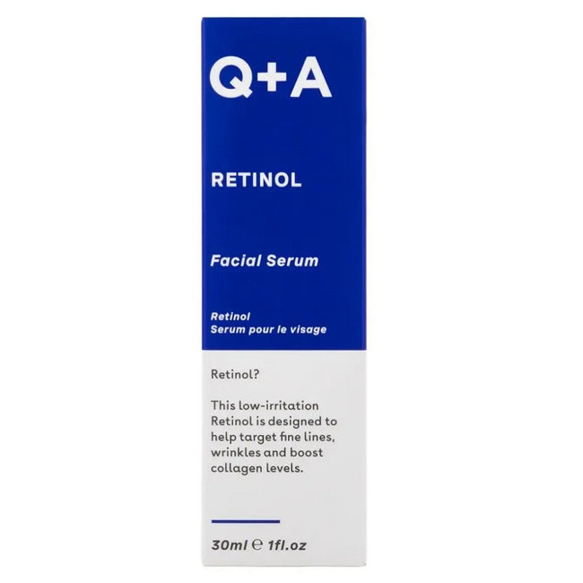 Q+A Retinol Facial Serum przeciwstarzeniowe serum do twarzy z retinolem 30ml