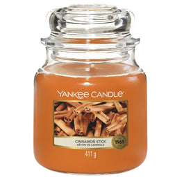Yankee Candle Świeca zapachowa średni słój Cinnamon Stick 411g