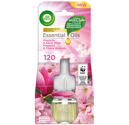 Air Wick Essential Oils wkład do elektrycznego odświeżacza Magnolia i Kwiat Wiśni 19ml