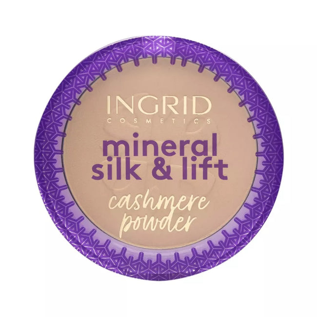 Ingrid Mineral Silk & Lift puder prasowany z minerałami 02 8g