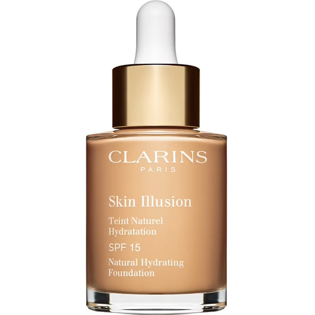 Clarins Skin Illusion Foundation SPF15 nawilżający podkład do twarzy 108.5 Cashew 30ml