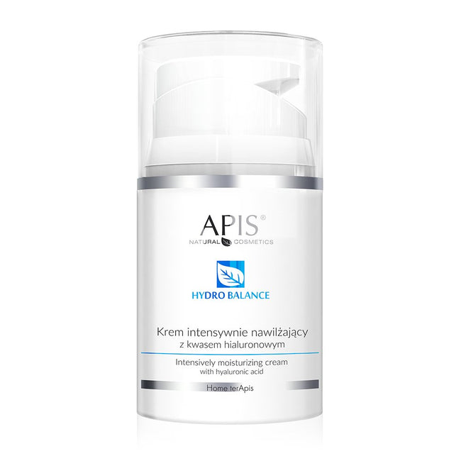 APIS Zestaw Hydro Balance krem intensywnie nawilżający z kwasem hialuronowym 50ml + Ideal Balance By Deynn peelingująca pianka enzymatyczna 2w1 150ml