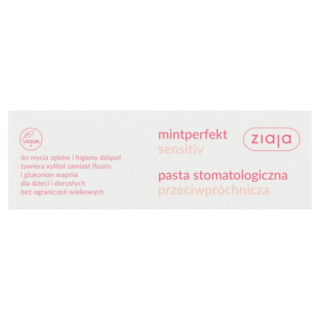 Ziaja Mintperfekt Sensitiv pasta stomatologiczna przeciwpróchnicza 75ml