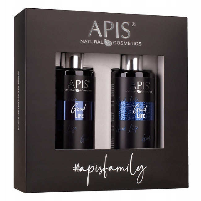 APIS Good Life zestaw nawilżający balsam do ciała 300ml + pielęgnacyjny krem do rąk 300ml