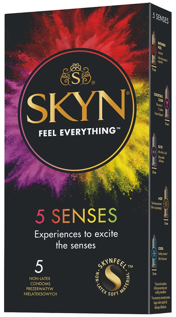 Unimil Skyn 5 Senses nielateksowe prezerwatywy 5szt