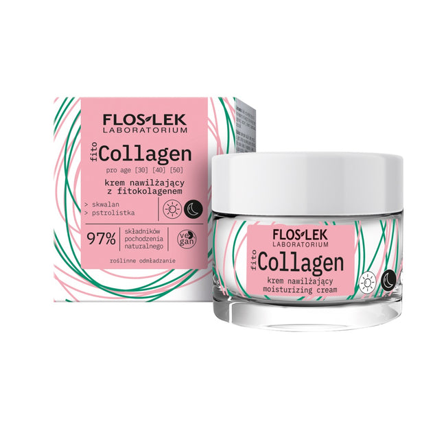 Floslek fitoCollagen Pro Age krem nawilżający z fitokolagenem na dzień i na noc 50ml