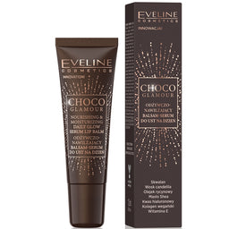 Eveline Cosmetics Choco Glamour odżywczo-nawilżający balsam-serum do ust na dzień 12ml