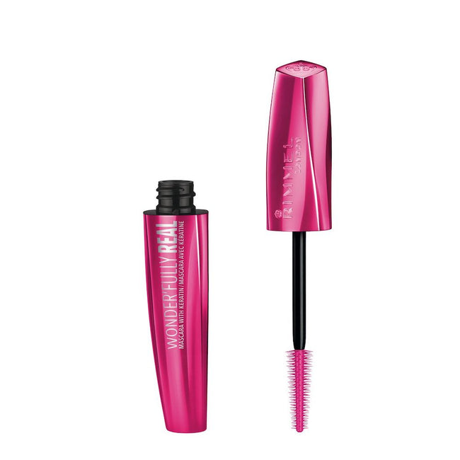 Rimmel Wonder'Fully Real Mascara tusz do rzęs wydłużający i dodający objętości 001 Black 11ml