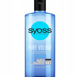 Syoss Pure Volume Micellar Shampoo szampon micelarny do włosów normalnych i cienkich 440ml