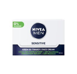 Nivea Men Sensitive intensywnie nawilżający krem dla mężczyzn do skóry wrażliwej 50ml