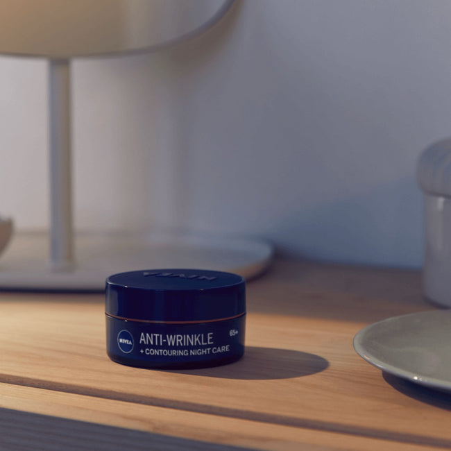 Nivea Beauty Care zestaw kojący płyn micelarny 200ml + przeciwzmarszczkowy krem na dzień SPF30 50ml + przeciwzmarszczkowy krem na noc 65+ 50ml