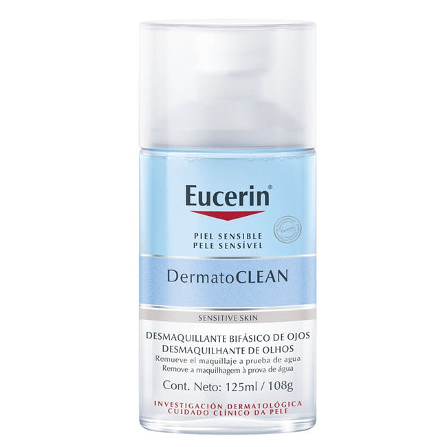 Eucerin DermatoCLEAN Eye Make-Up Remover płyn do demakijażu oczu 125ml