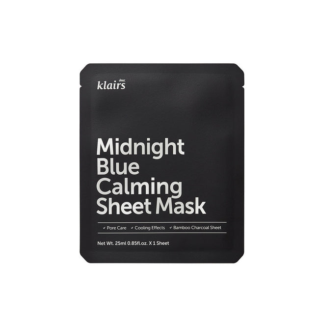 Klairs Midnight Blue Calming Sheet Mask łagodząca maska w płachcie 25ml