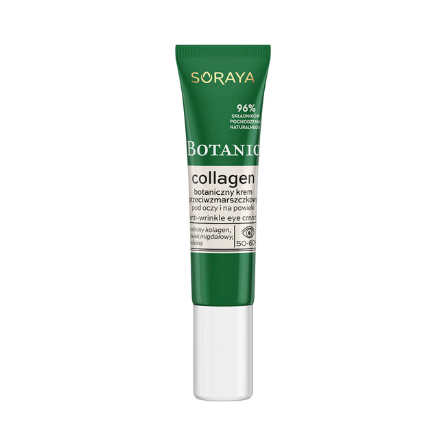 Soraya Botanic Collagen 50-60+ botaniczny krem przeciwzmarszczkowy pod oczy i na powieki 15ml