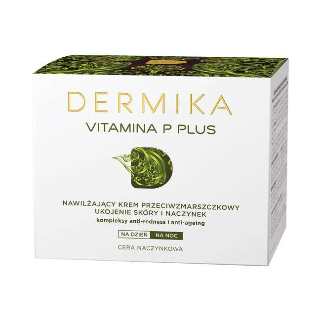 Dermika Vitamina P Plus Ukojenie Skóry I Naczynek nawilżający krem przeciwzmarszczkowy na dzień i na noc 50ml