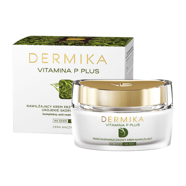 Dermika Vitamina P Plus Ukojenie Skóry I Naczynek nawilżający krem przeciwzmarszczkowy na dzień i na noc 50ml