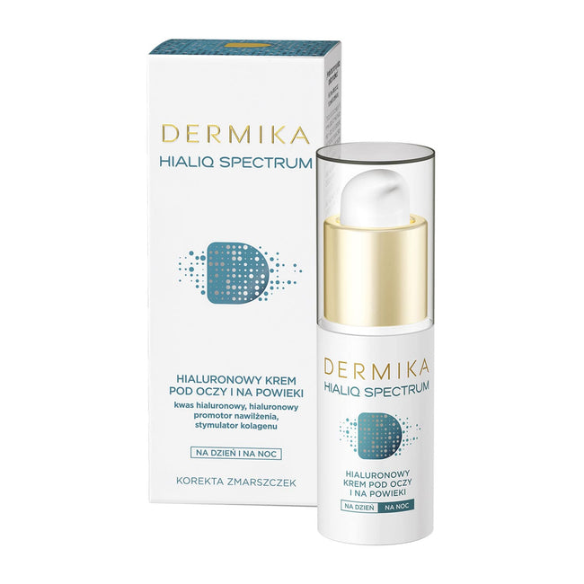 Dermika Hialiq Spectrum hialuronowy krem pod oczy i na powieki na dzień i na noc 15ml