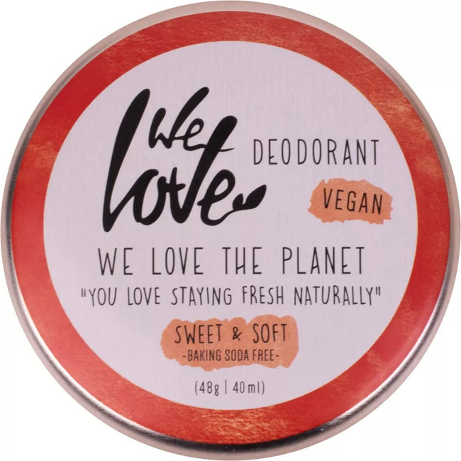 We Love We Love The Planet Deodorant naturalny dezodorant w kremie Sweet & Soft 48g