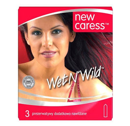 New Caress Wet N'Wild lateksowe prezerwatywy 3szt