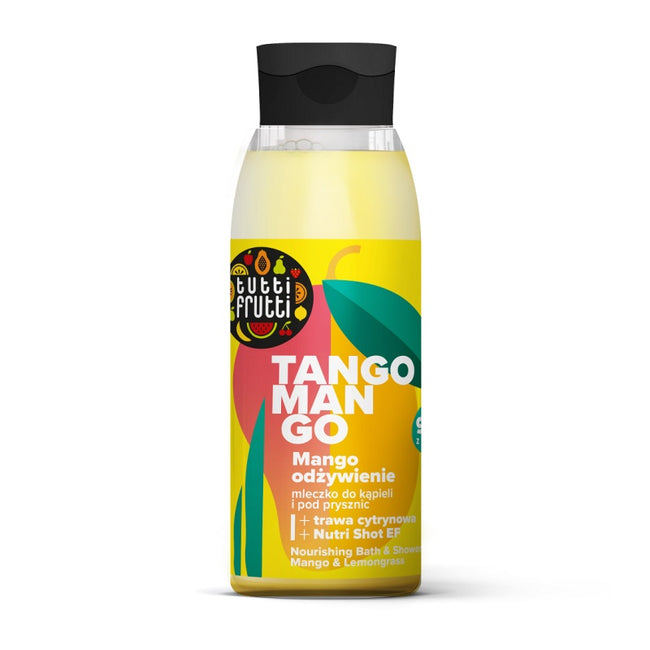 Farmona Tutti Frutti odżywcze mleczko do kąpieli i pod prysznic Mango i Trawa cytrynowa + Nutri Shot EF 400ml