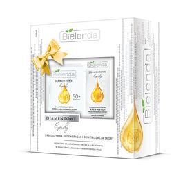 Bielenda Diamentowe Lipidy 50+ zestaw przeciwzmarszczkowy krem do twarzy 50ml + przeciwzmarszczkowy krem pod oczy 15ml