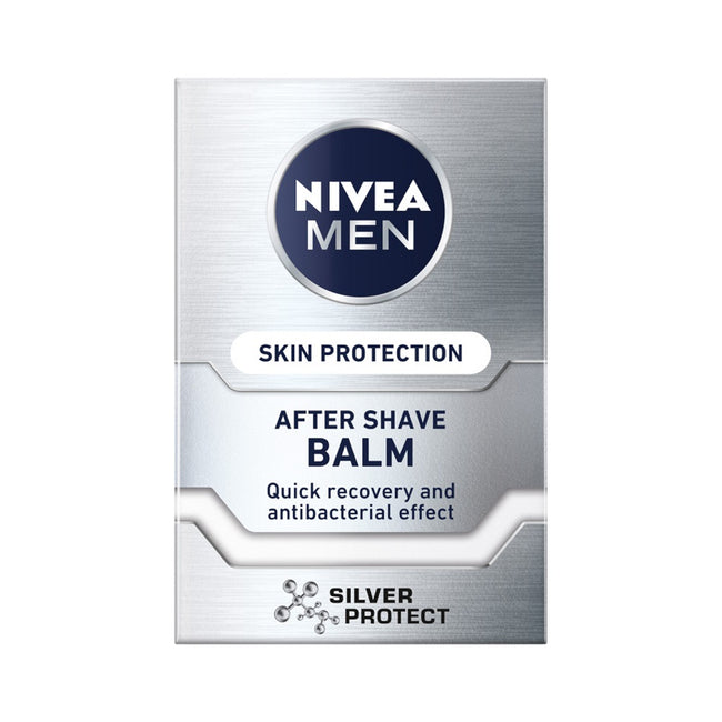 Nivea Men Silver Protect zestaw pianka do golenia 200ml + balsam po goleniu 100ml + antyperspirant roll-on 50ml + żel pod prysznic 250ml