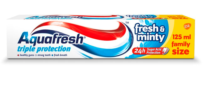 Aquafresh Triple Protection Fresh And Minty Toothpaste pasta do zębów 125ml